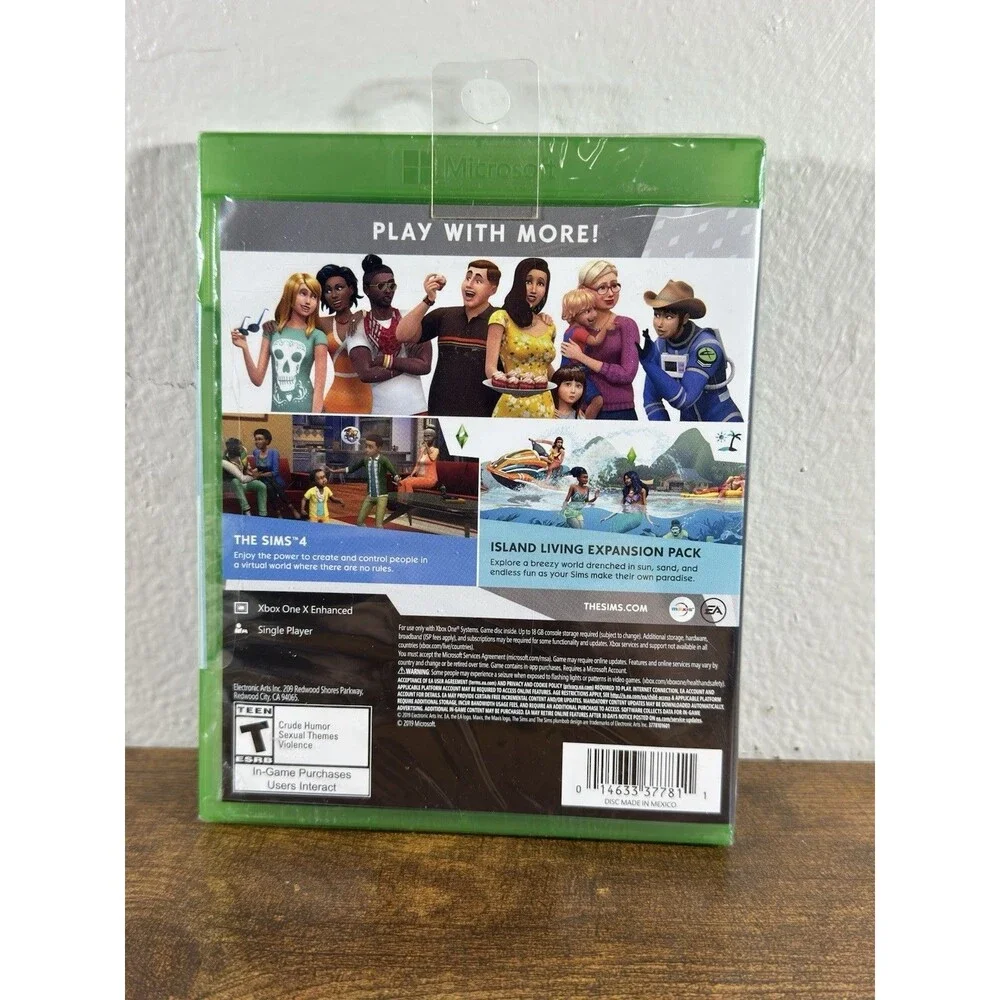 The Sims 4 Plus Island Living Bundle - Microsoft Xbox One